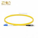 LC UPC To FC UPC Fiber Optic Patch Cord Simplex G.652.D Single Mode FOPC for sale