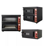 Modern Shape Safe Thermostat Stainless Steel Pizza Oven 0.1Kw For Restaurants for sale