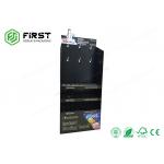 Custom Made Printing Promotional Corrugated Cardboard Shelf Floor Display Stand With Hooks for sale