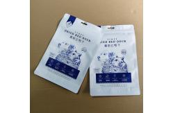 China Stand Up Pouch with Window Panel Premium Cosmetic Packaging Glossy Finish & UV Protection supplier
