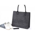 Multifunctional Large Capacity Felt Shoulder Bag Women Shopping Storage Pouch for sale