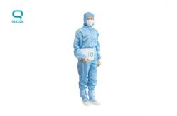 China 5mm Stripe Anti Static Work Clothes For Electronic Factory Equipment supplier