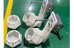 China Hexagonal Strong Structure 650mm PP Plating Basket For Plating Workpiece supplier