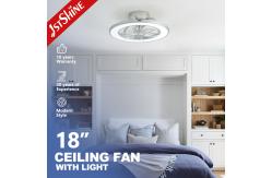 China 6 Speeds Adjustable Ceiling Fan Hidden Blades Remote Control LED Light Source 1stshine supplier