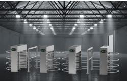 China RS485 Interface Half Height Gate Turnstile Security Gates 550mm supplier