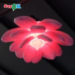 Inflatables Led Light Hanging Inflatable Lotus Flowers For Wedding Decorations Advertising Stage for sale