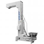Stainless Steel Small Z Inclined Type Bucket Conveyor For Powders Granule for sale