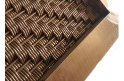 China Custom Design Pattern Hole Exterior Wall Cladding Panel With Square Tube Frame supplier