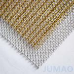 Sprial Technology Metal Mesh Curtains For Home Decoration Color Choices for sale