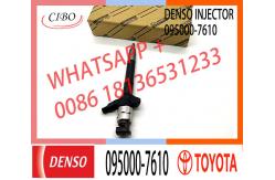 China High quality common rail diesel fuel injector 23670-0R010 236700R010 095000-7610 supplier