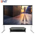 Fast Fold Motorised Projector Screen 84 Inch With Aluminum Alloy Frame for sale