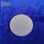 China Durable Pressed Sandblasting Glass LED Lens For Lighting Fixtures manufacturer