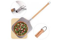 China Oven Tools 83cm Aluminum Pizza Peel With Detachable Wood Handle Pizza Schep 12x14 supplier