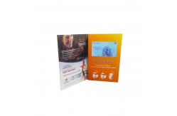 China Transparent Display LCD Video Brochure Card Customized For Festival supplier