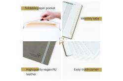 China 100GSM Ivory Paper Student Weekly Planner 2023 2023 Vertical Layout supplier