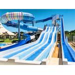 Swimming Pool Big Adult Fiberglass Slide Outdoor Water Park Equipment for sale
