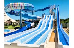 China ODM Swimming Pool Playground Amusement Games China Rainbow High Speed Water Slide supplier