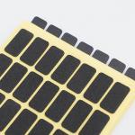 Custom Self Adhesive Silicone Rubber Gasket Anti Slip Shock Absorption Black Foot Pads for sale