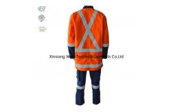 China Anti Fire Arc Proof Fr Suits With Multiple Reflective Tapes supplier