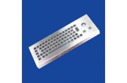 China Brushed Industrial Computer Small Footprint Desktop Keyboard With Trackball supplier