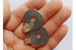 China Insulation Accessories Stainless Steel Single Hole Lacing Hook For Removeable Covers supplier