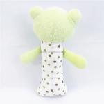 Custom Frog Soft Baby Rattle Educational Animal Toy Plush Soft Frog Baby Rat