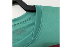 China Breathable Retro Soccer Jerseys Digital Printing Green Football Jersey supplier
