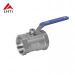 2-Piece Titanium Floating Ball Valve Ti  Gr1 Gr2 For Aerospace Fluid Management for sale