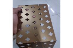 China Customized Perforated Aluminum Sheet Metal For Building Exterior supplier