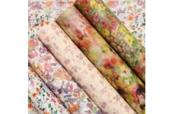 China Spring flower series snow pear paper waterproof floral flower wrapping paper supplier