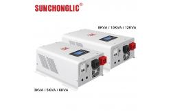 China 48V 12KW Hybrid Solar Power Inverter Low Frequency Sine Wave Inverter 80A supplier