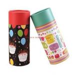 Customizable Cylindrical Paper Tube Box Packaging Cardboard Round Gift Boxes With Lid for sale
