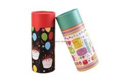 China Customizable Cylindrical Paper Tube Box Packaging Cardboard Round Gift Boxes With Lid supplier