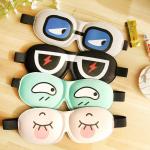 Soft 3D Memory Foam silk Sleep Eye Pillow 19*11cm Anti wrinkle