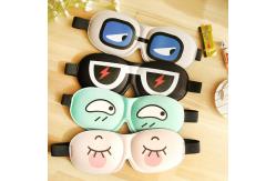 China Soft 3D Memory Foam silk Sleep Eye Pillow 19*11cm Anti wrinkle supplier