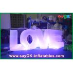 Special  Design Giant Outdoor Inflatable Led Letter / Number with Remote Controller