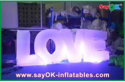 China Special  Design Giant Outdoor Inflatable Led Letter / Number with Remote Controller supplier