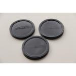 211# black round reusable plastic PE lid / cover For paper tin cans