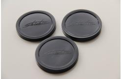 China 211# black round reusable plastic PE lid / cover For paper tin cans supplier
