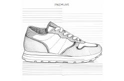 China Breathable Eco Friendly Women'S Shoes MD Rubber Mesh Custom Hiking Shoes supplier