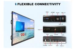 China Camera Model Android 4+32g 85'' Indoor Conference Education Interactive Touch Panel supplier
