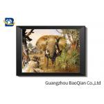 Flip Effect Lenticular Image 40 x 40 cm , 3D Lenticular Printing Pictures Elephant Theme for sale