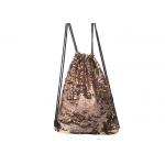 2018 New Come Gold and Champagne 46cm*34cm Reversible Sequins Backpack Bag for Traveling Gifts for sale