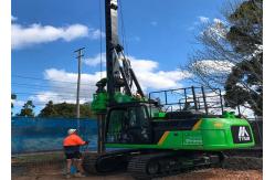 China 272L/Min Multifunctional Highway Auger Pile Driver 28m Crawler Mounted Drill Rig supplier