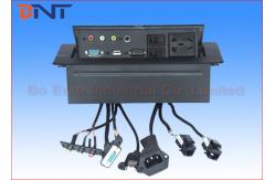 China Conference Universal Desk Pop Up Sockets Zinc Alloy With HDMI VGA Socket supplier