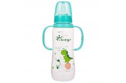 China 8oz 240ml Newborn Baby Feeding Bottle with double handle PP supplier
