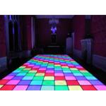 China SMD3535 Sound Active Dj Led Disco Dance Floor Warm White Beam Panels for sale
