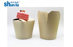 China Flexo Printing PE Coated Paper Donner Box For Takeaway Packaging supplier