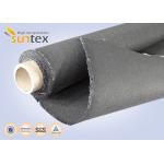 24oz Twill Weave Fire Resistant Acrylic Coated Fiberglass Fabric Welding Protection for sale