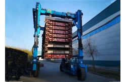 China El Container 40t Rtg Crane Rubber Tyre Mobile Portal Crane supplier
